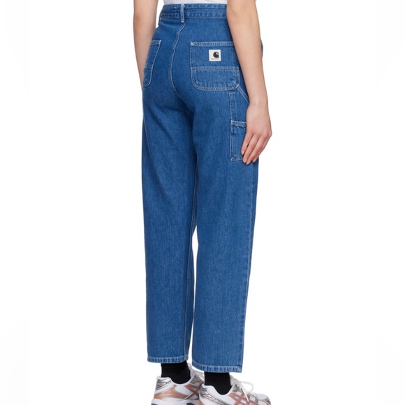 Women’s Carhartt WIP Blue Pierce Jeans in Blue stone washed. Size 25. BNWT - Picture 1 of 2